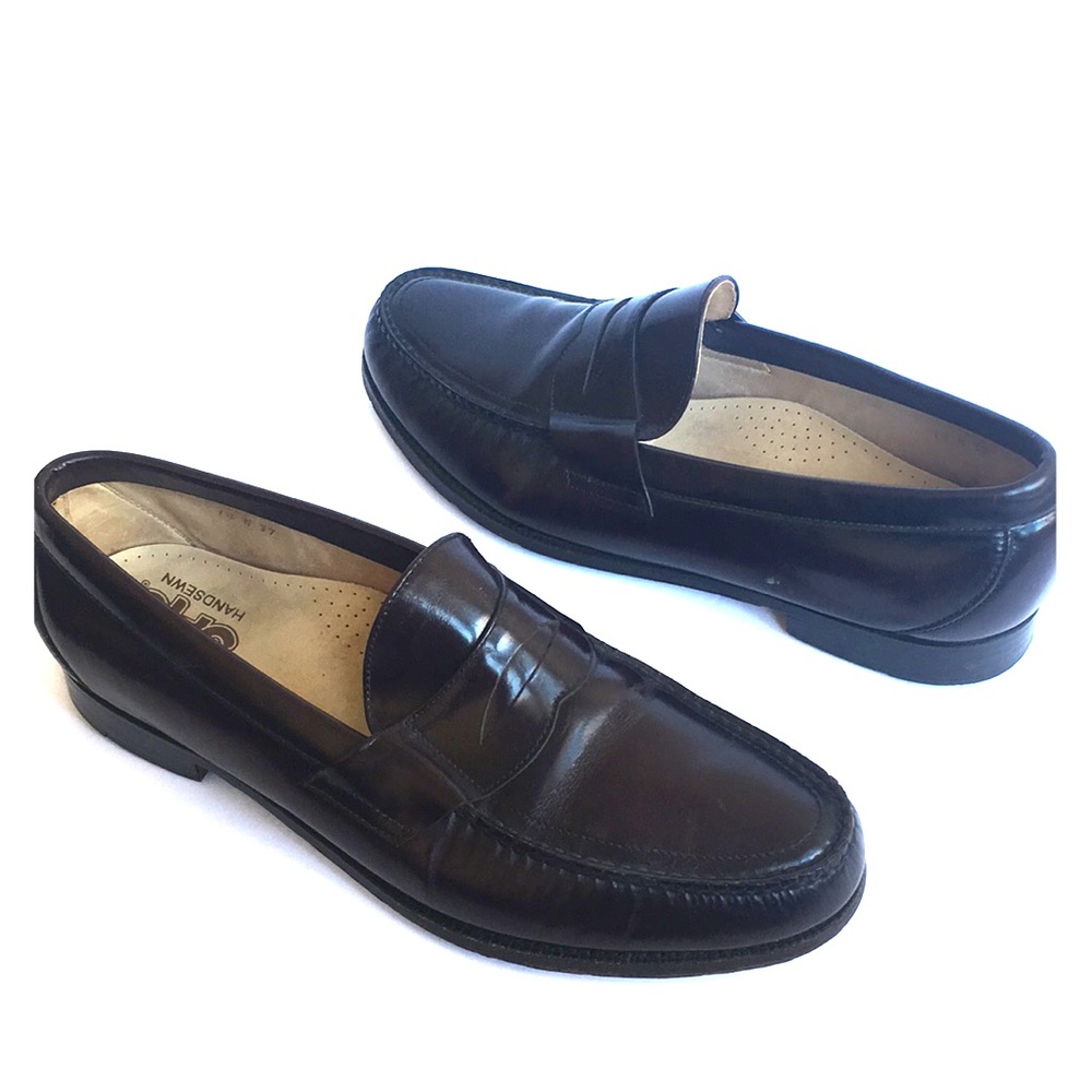 SAS Penny 40 Cordovan Slip On Loafers